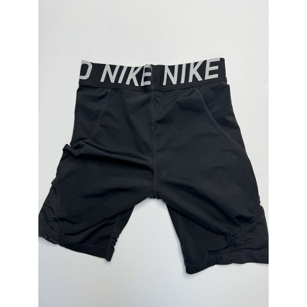 Nike Pro Shorts Womens M Black 8 Inch Compression Dri-FIT Training AR6709-010 - Picture 2 of 7
